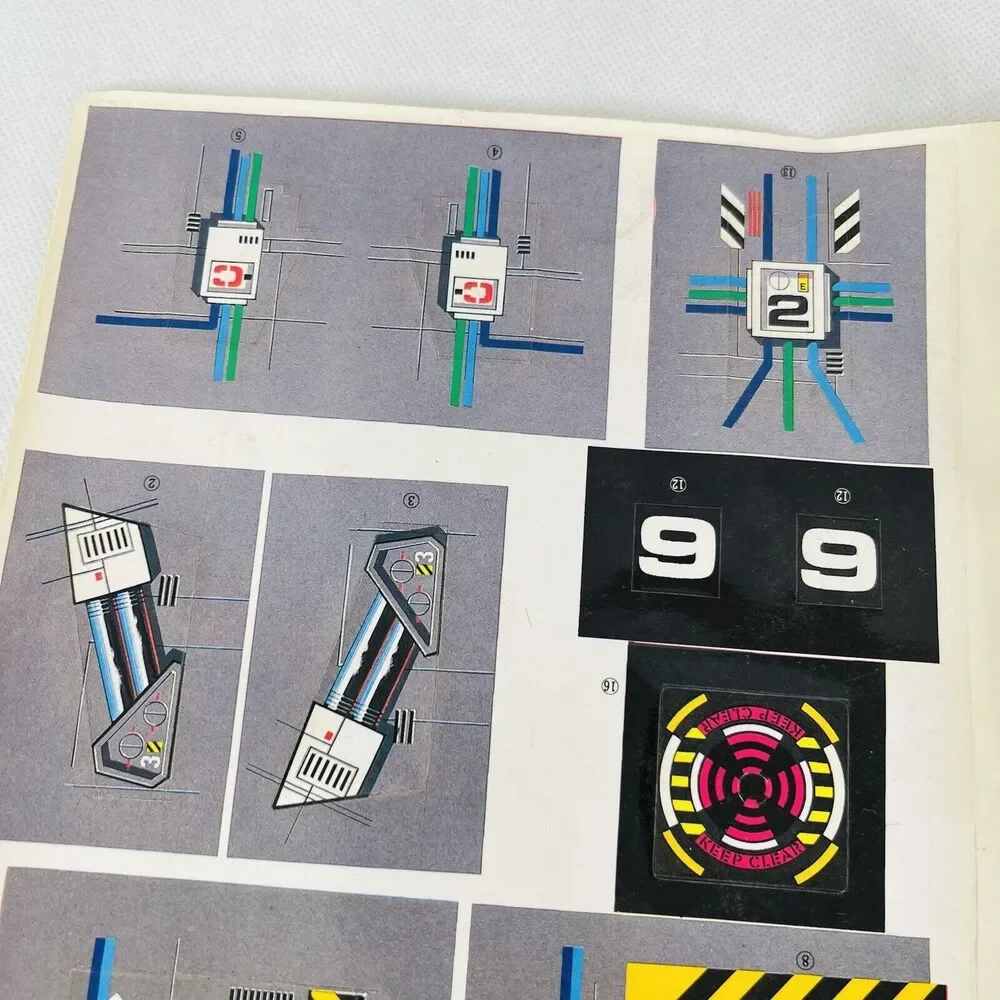 XPander‎ 1989 Galoob sticker sheets